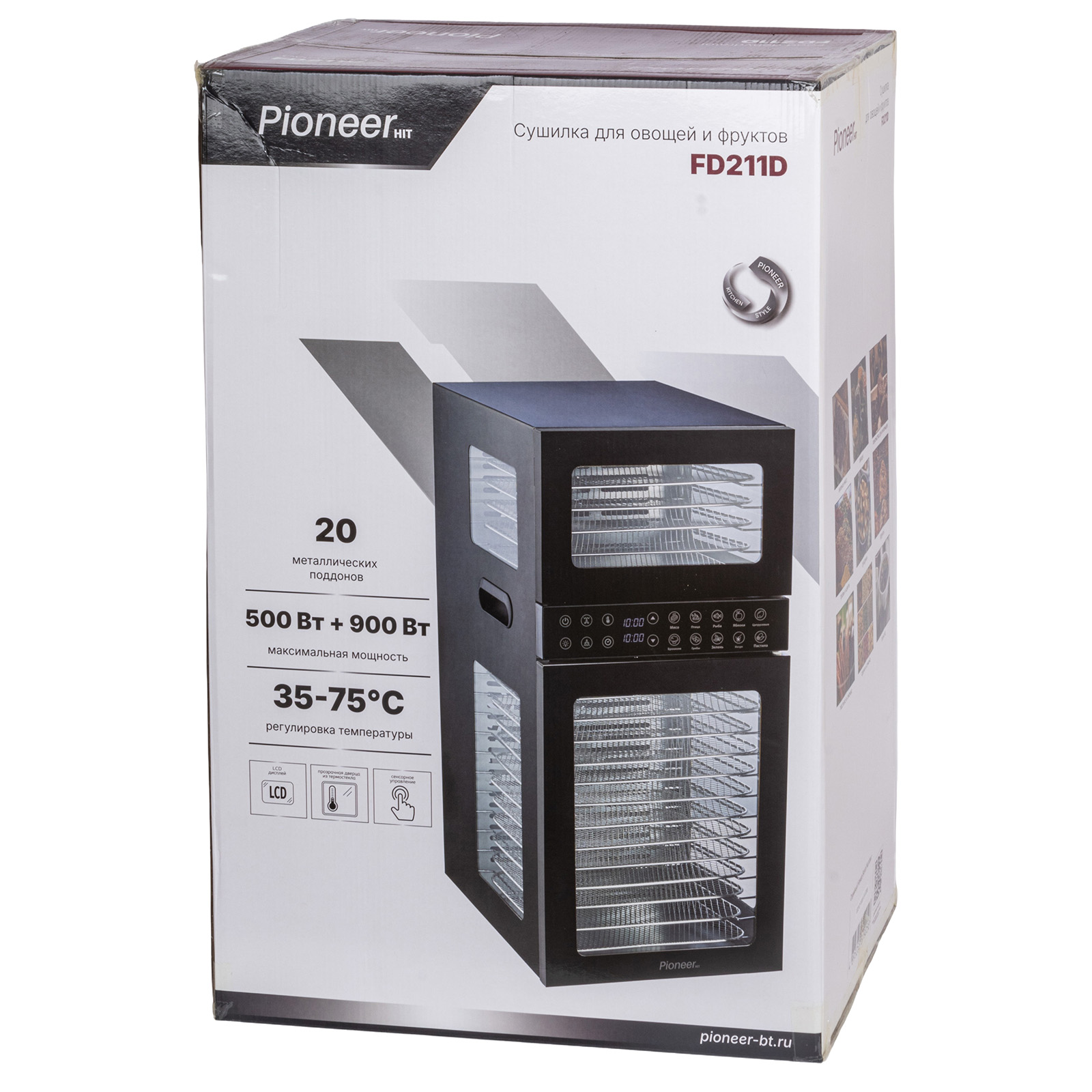 Сушилка для овощей и фруктов Pioneer FD211D Сушилка для овощей и фруктов Pioneer FD211D