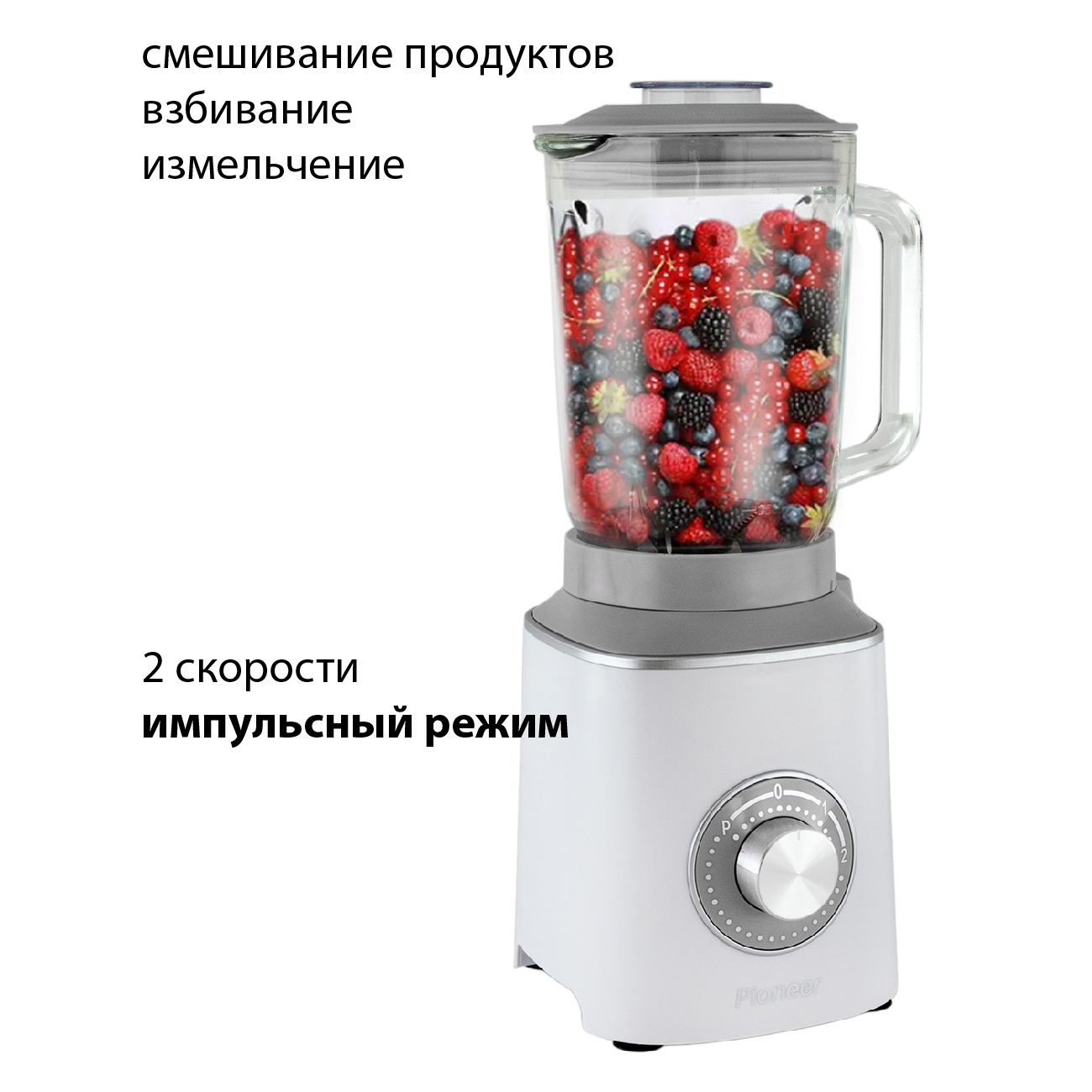 Стационарный блендер Pioneer SB143 grey Стационарный блендер Pioneer SB143 grey