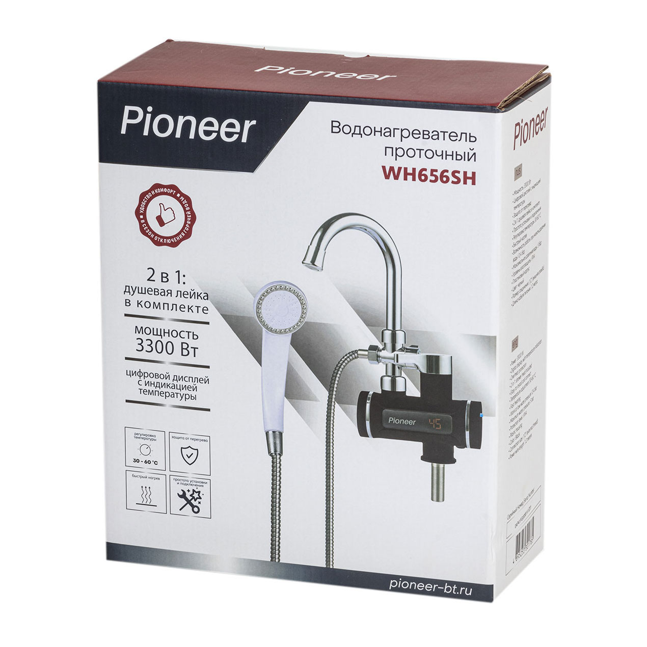 Водонагреватель проточный Pioneer WH656SH Водонагреватель проточный Pioneer WH656SH