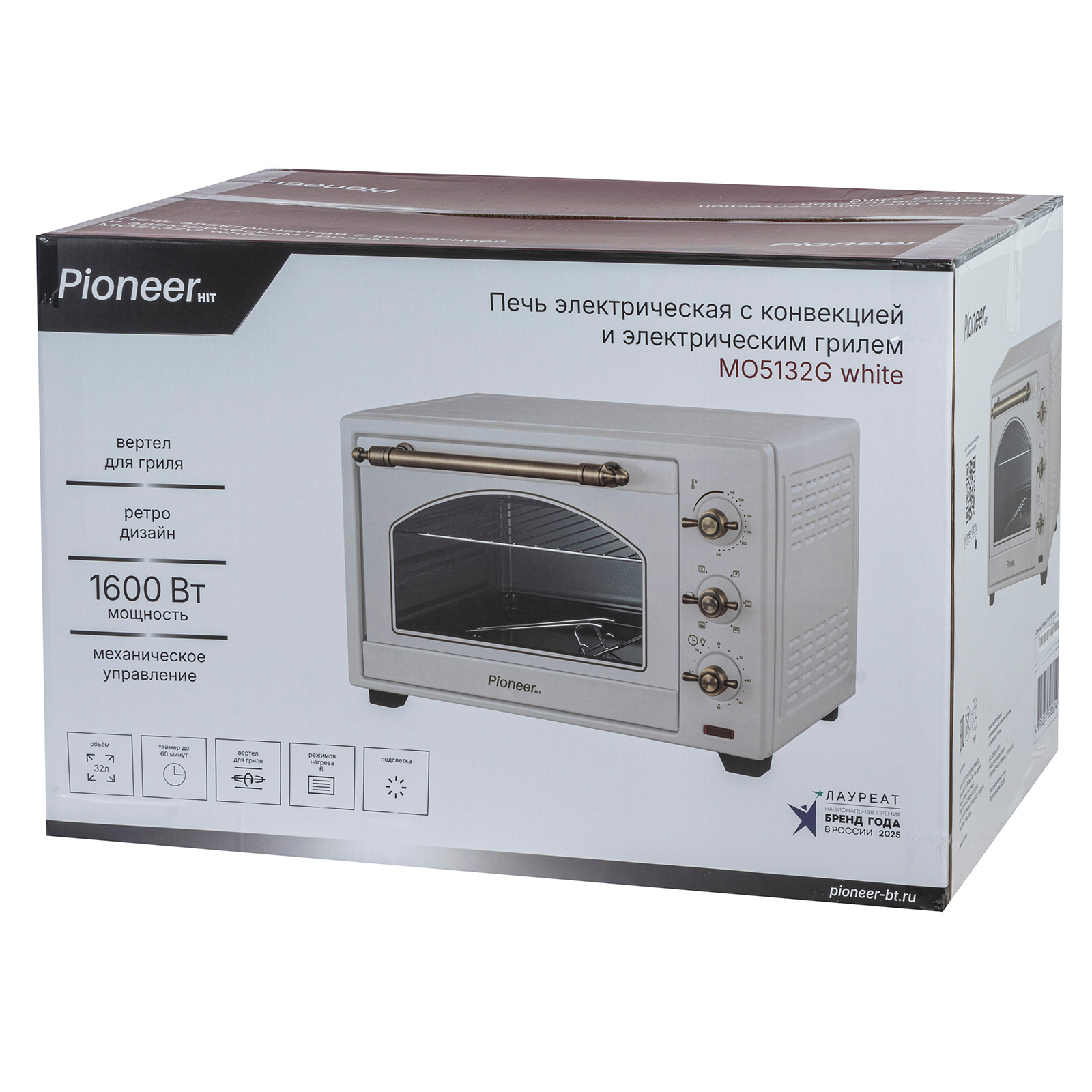 Электропечь Pioneer MO5132G white Электропечь Pioneer MO5132G white